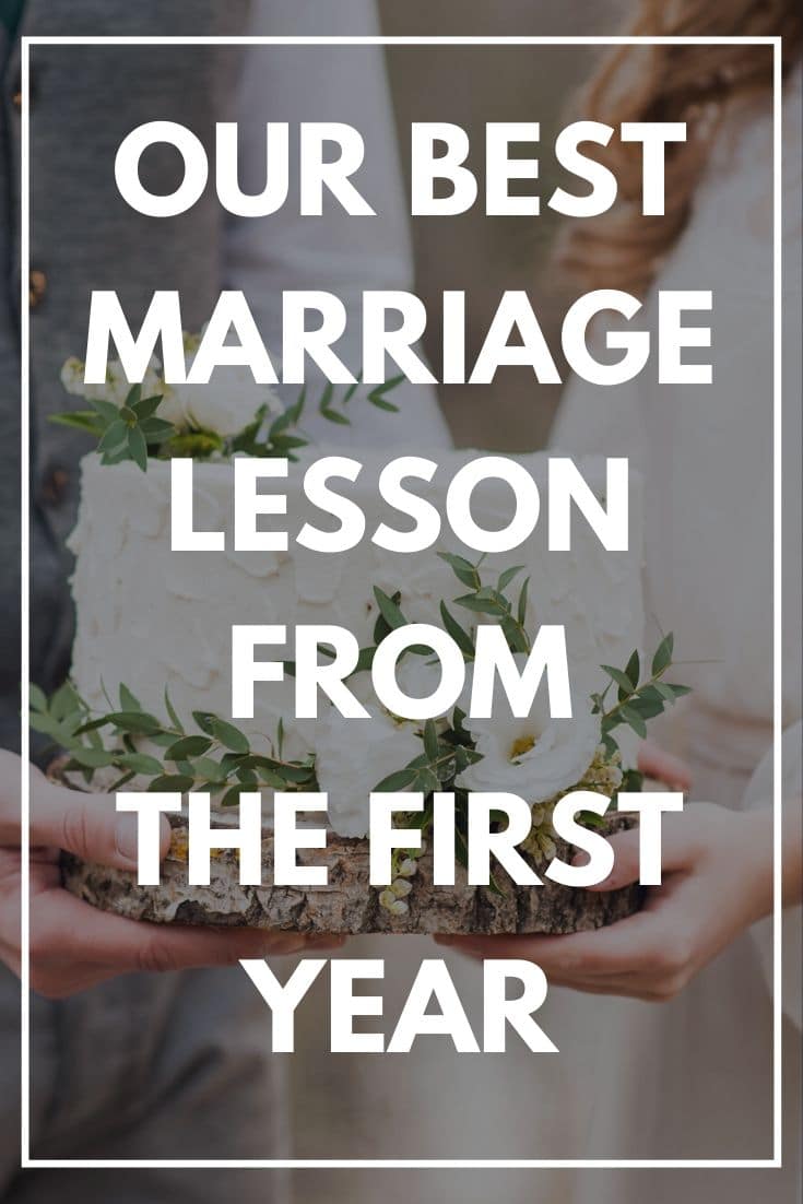 Our Best Marriage Lesson From the First Year