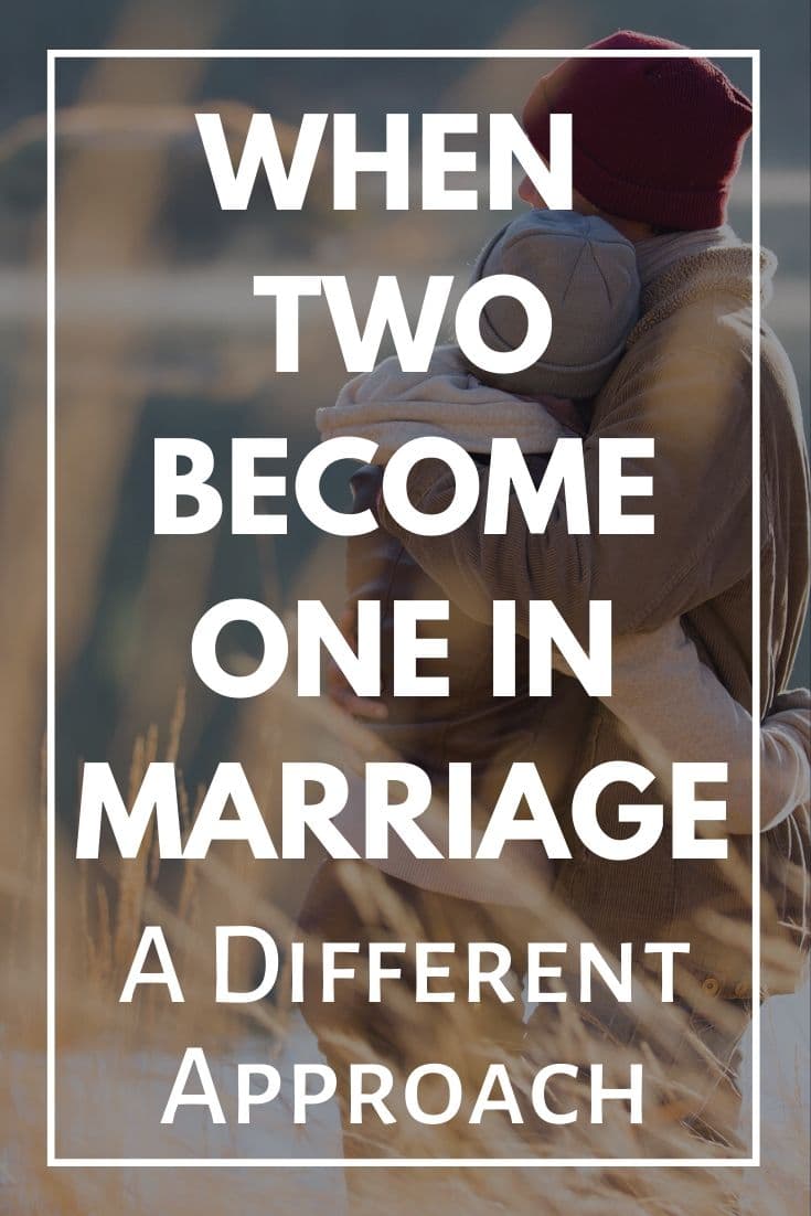 When Two Become One in Marriage: A Different Approach