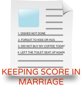 keeping score in marriage