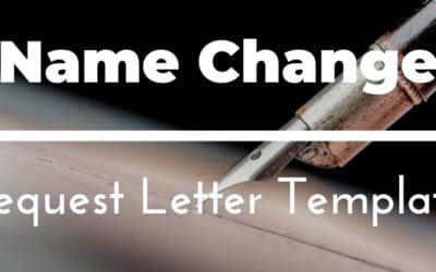 Letter for Change of Name After Marriage Template (Printable Included)