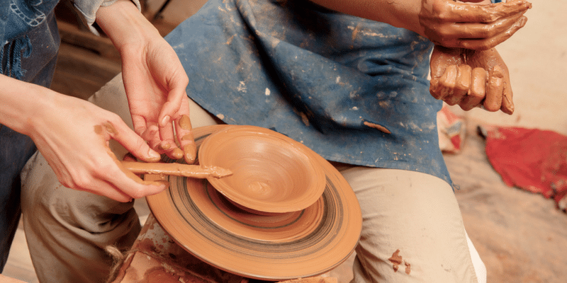 Bucket list ideas for couples pottery class